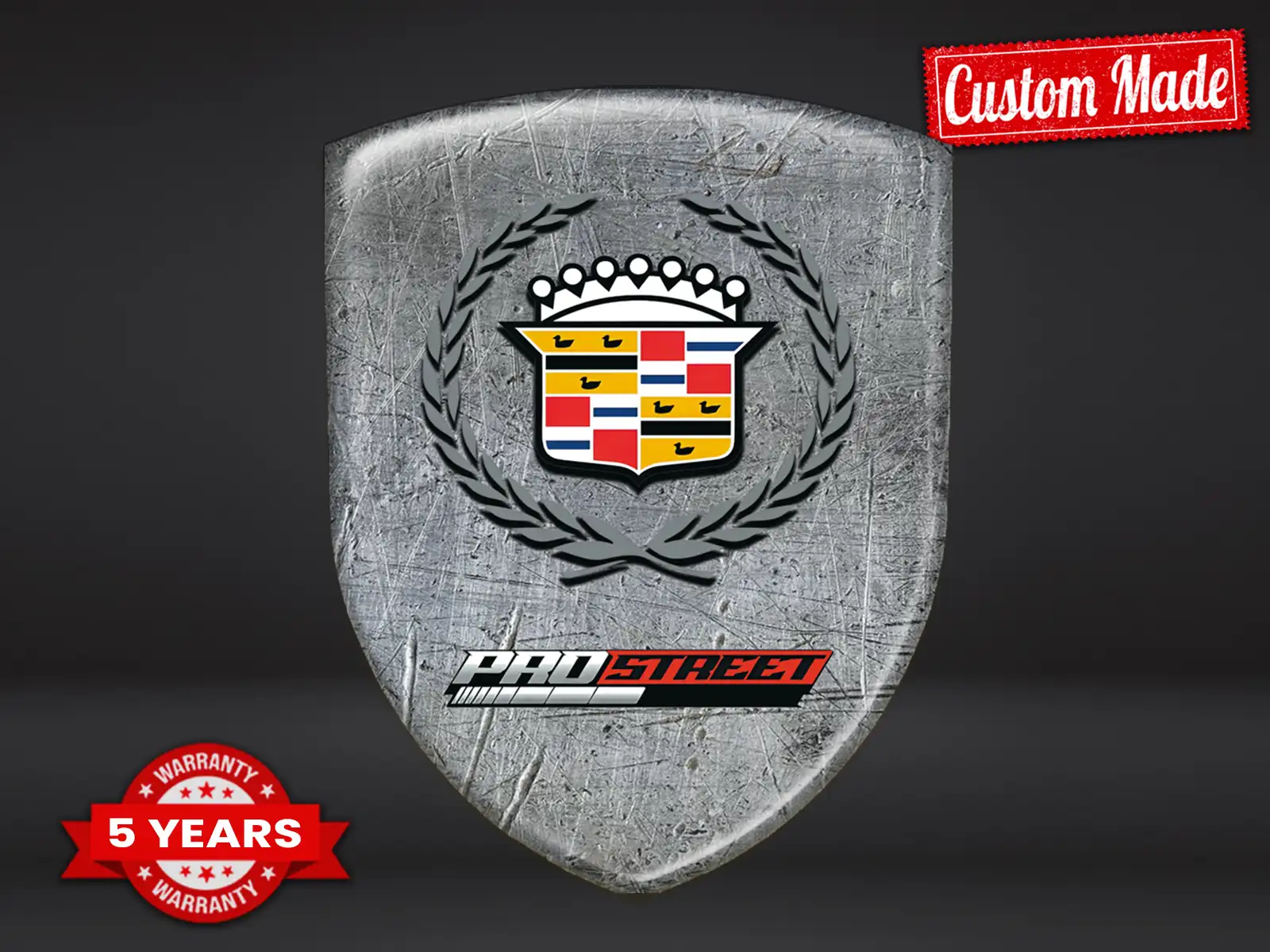 Cadillac Logoaufkleber Pro Max Langlebig Stilvoll Design